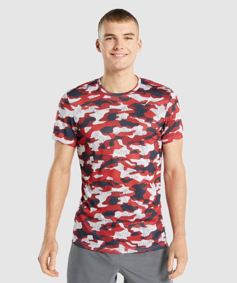 Gymshark Arrival T-shirts Herren Camouflage | AT-67-BCAW