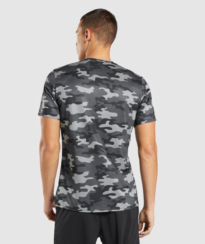 Gymshark Arrival T-shirts Herren Camouflage | AT-70-RVNP