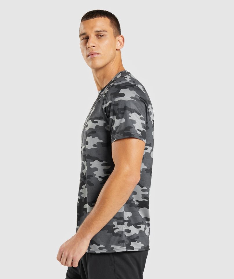 Gymshark Arrival T-shirts Herren Camouflage | AT-70-RVNP