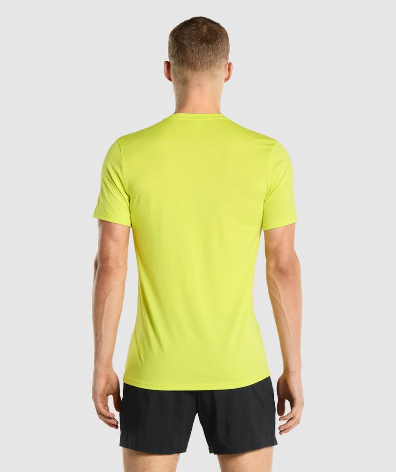 Gymshark Arrival T-shirts Herren Gelb | AT-89-XGNK