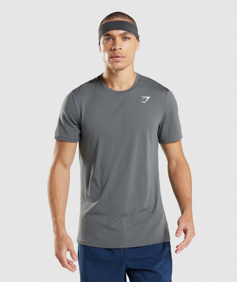 Gymshark Arrival T-shirts Herren Grau | AT-46-STMW