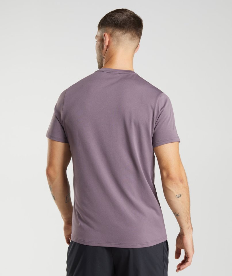 Gymshark Arrival T-shirts Herren Lila | AT-86-MKGI