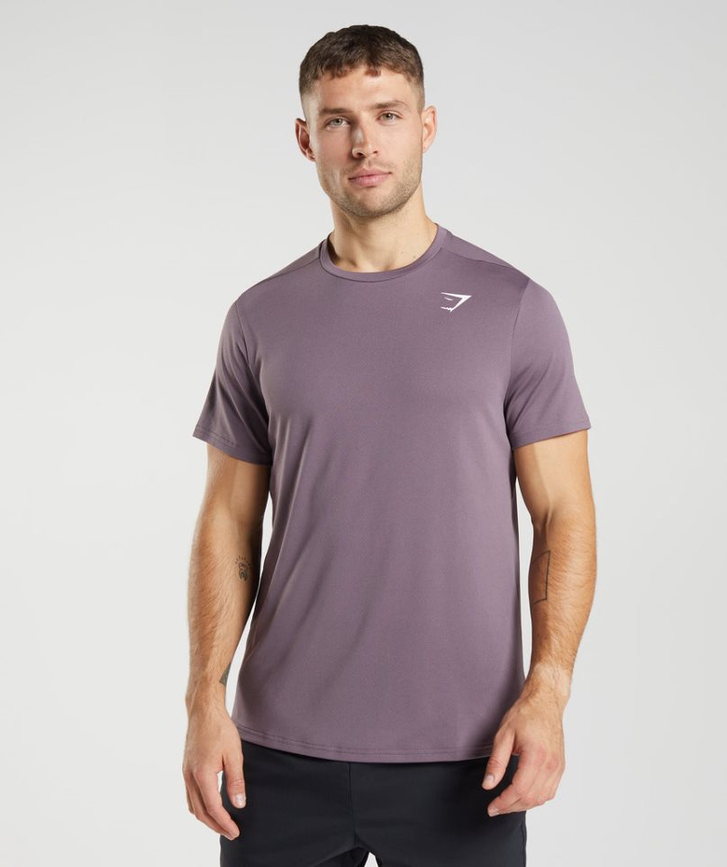 Gymshark Arrival T-shirts Herren Lila | AT-86-MKGI