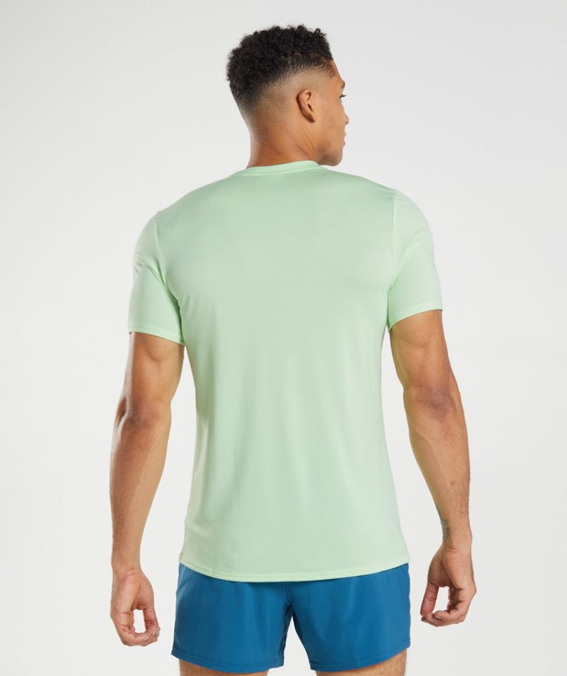 Gymshark Arrival T-shirts Herren Mintfarben | AT-05-EIJX