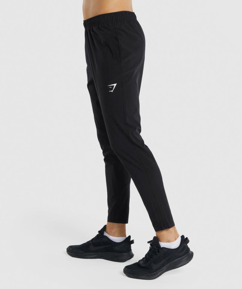 Gymshark Arrival Woven Jogginghose Herren Schwarz | AT-65-OYUN