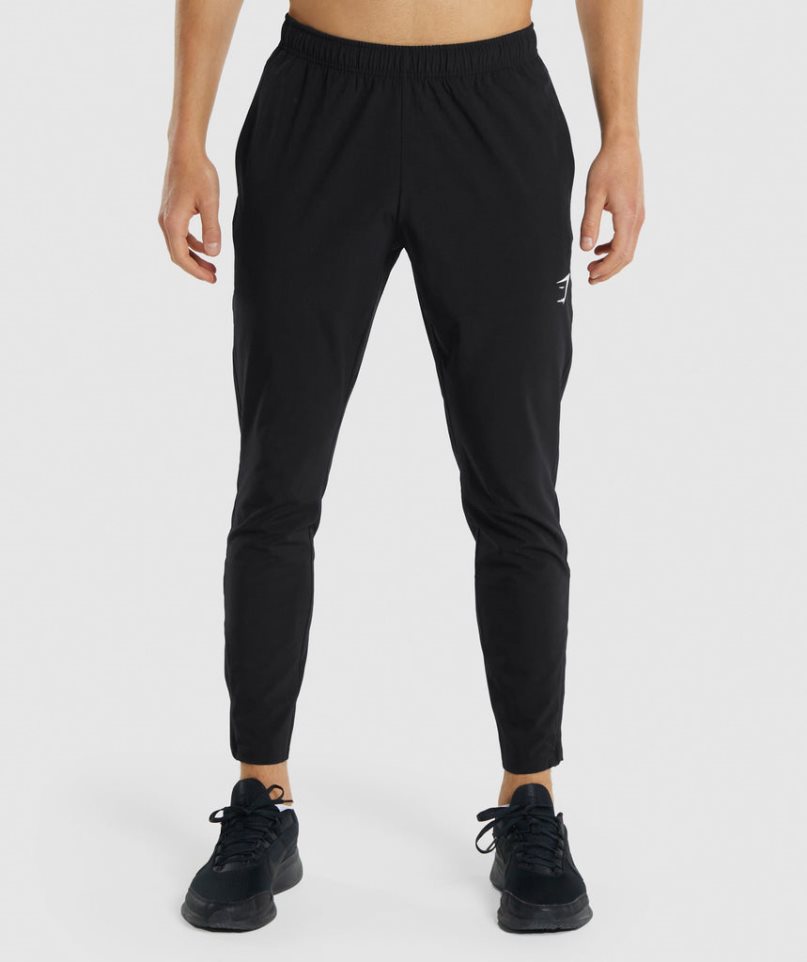 Gymshark Arrival Woven Jogginghose Herren Schwarz | AT-65-OYUN