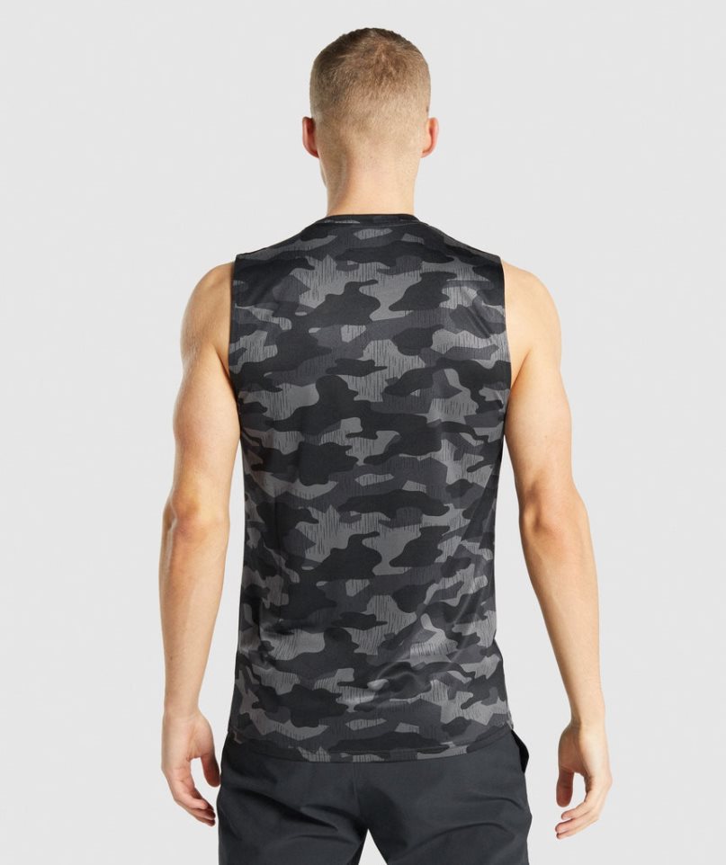 Gymshark Arrival Ärmellose T-shirts Herren Camouflage | AT-28-LJUR