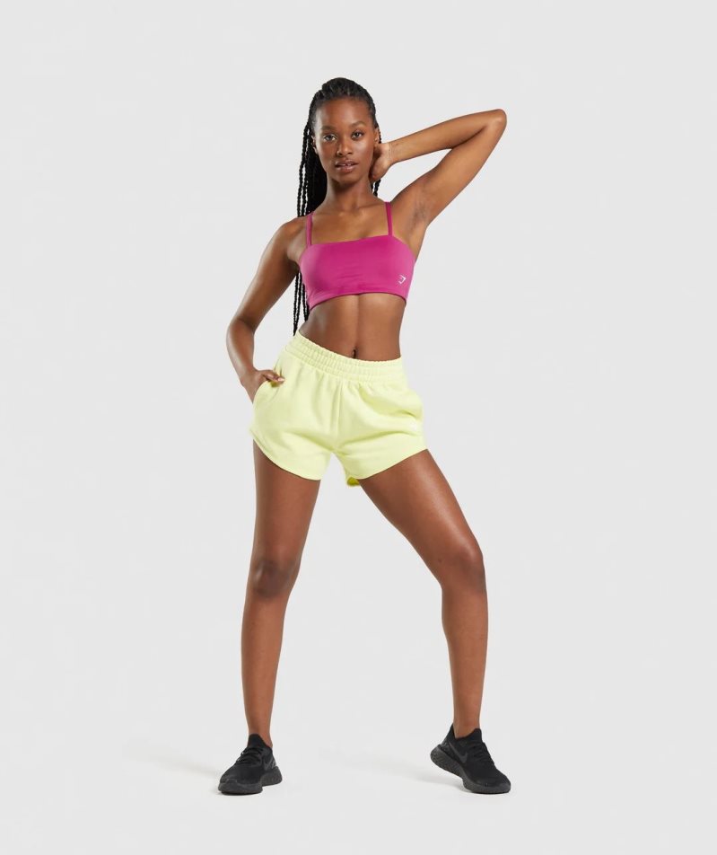 Gymshark Bandeau Sport Bh Damen Rosa | AT-30-SMPW