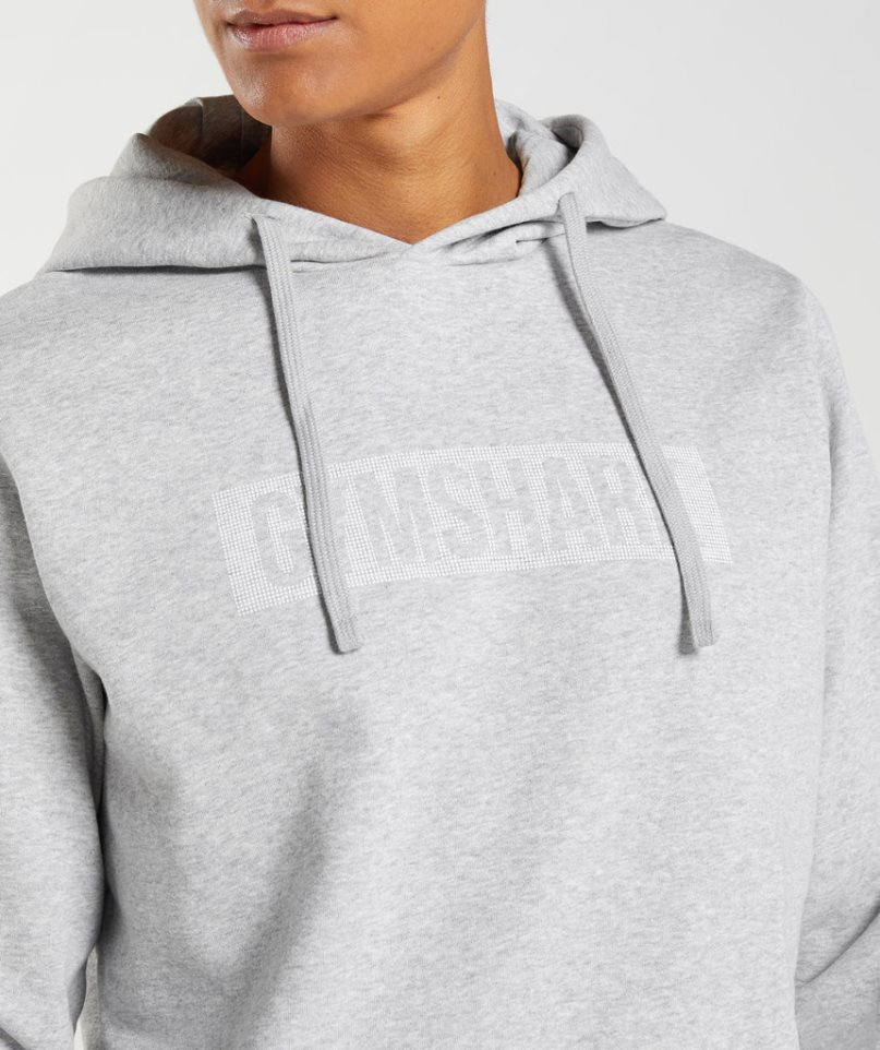 Gymshark Block Hoodie Herren Hellgrau | AT-89-MTOA