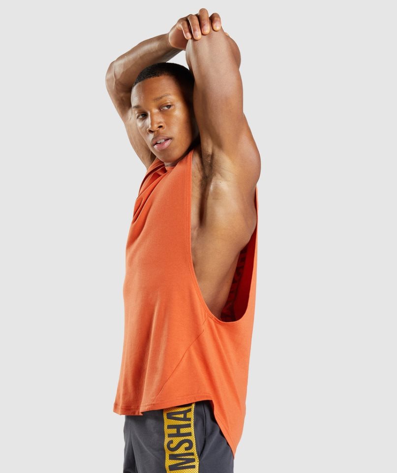 Gymshark Bold Drop Arm Muskelshirt Herren Orange | AT-82-URHK