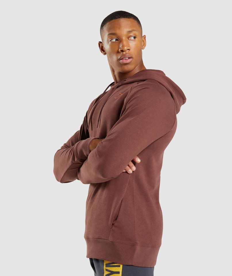 Gymshark Bold Hoodie Herren Braun | AT-57-LYXA