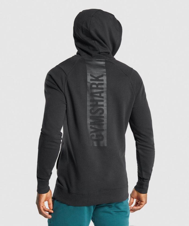 Gymshark Bold Hoodie Herren Schwarz | AT-06-WDRE