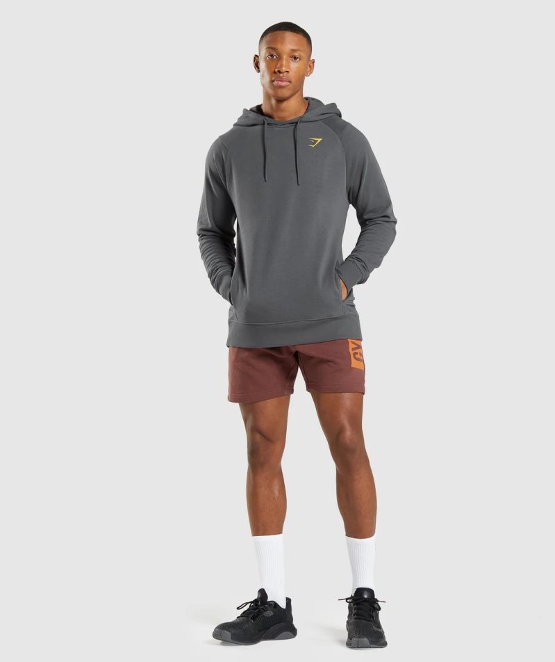 Gymshark Bold Kurze Hose Herren Braun | AT-56-PRAM