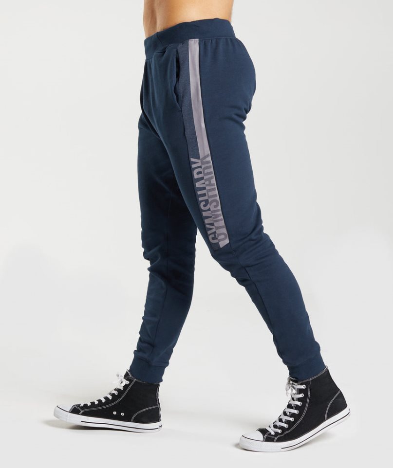 Gymshark Bold React Jogginghose Herren Navy | AT-94-VDKS