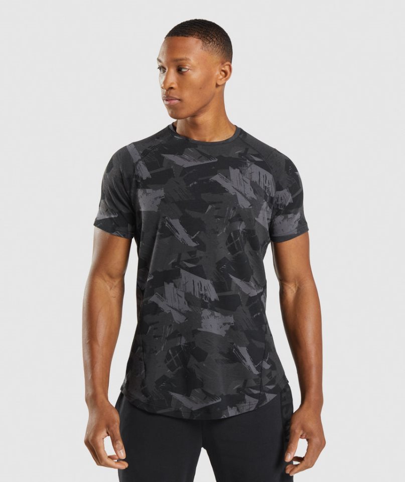 Gymshark Bold T-shirts Herren Camouflage | AT-64-WKYU