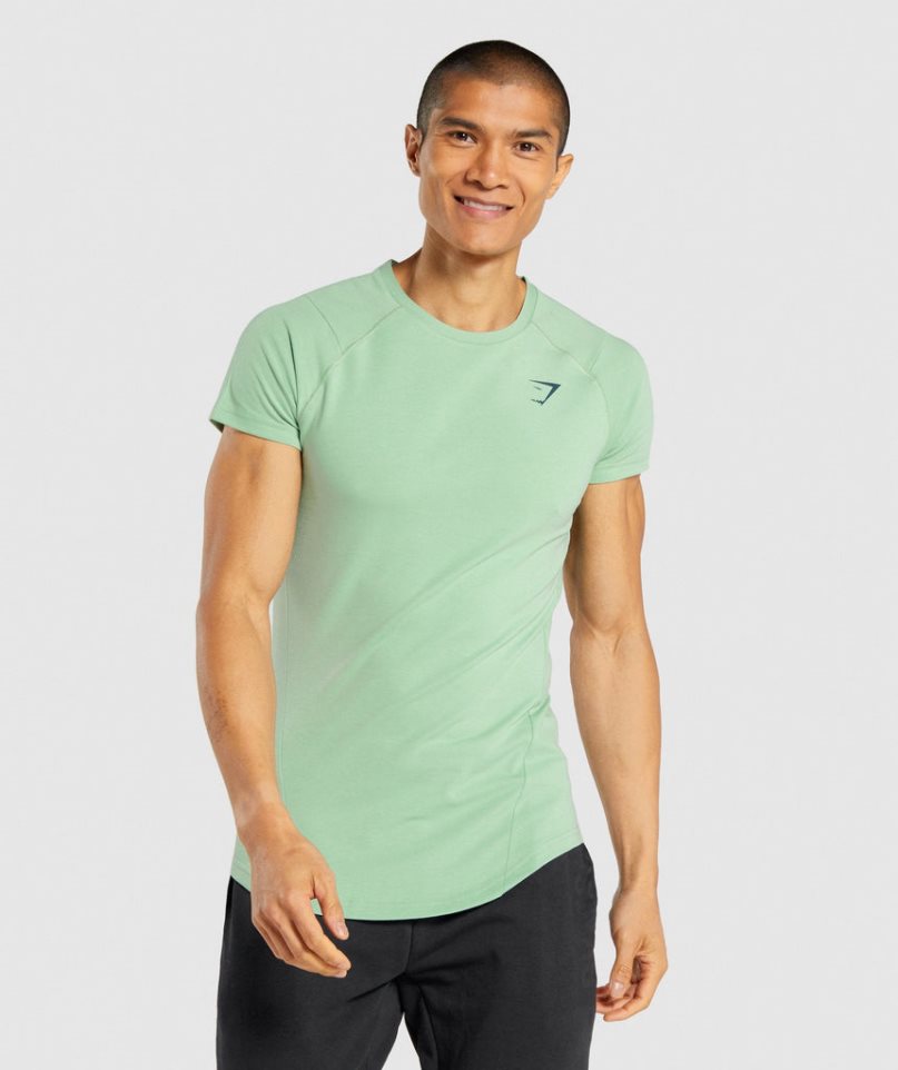 Gymshark Bold T-shirts Herren Grün | AT-89-ZLIK