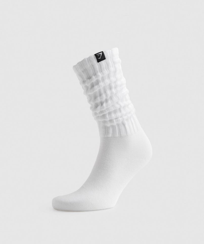 Gymshark Comfy Rest Day Socken Weiß | AT-64-GUMY