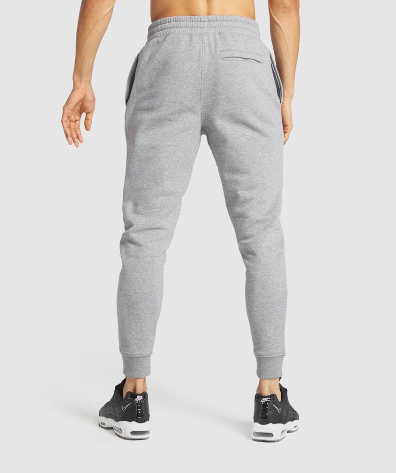 Gymshark Crest Jogginghose Herren Grau | AT-79-GTRL