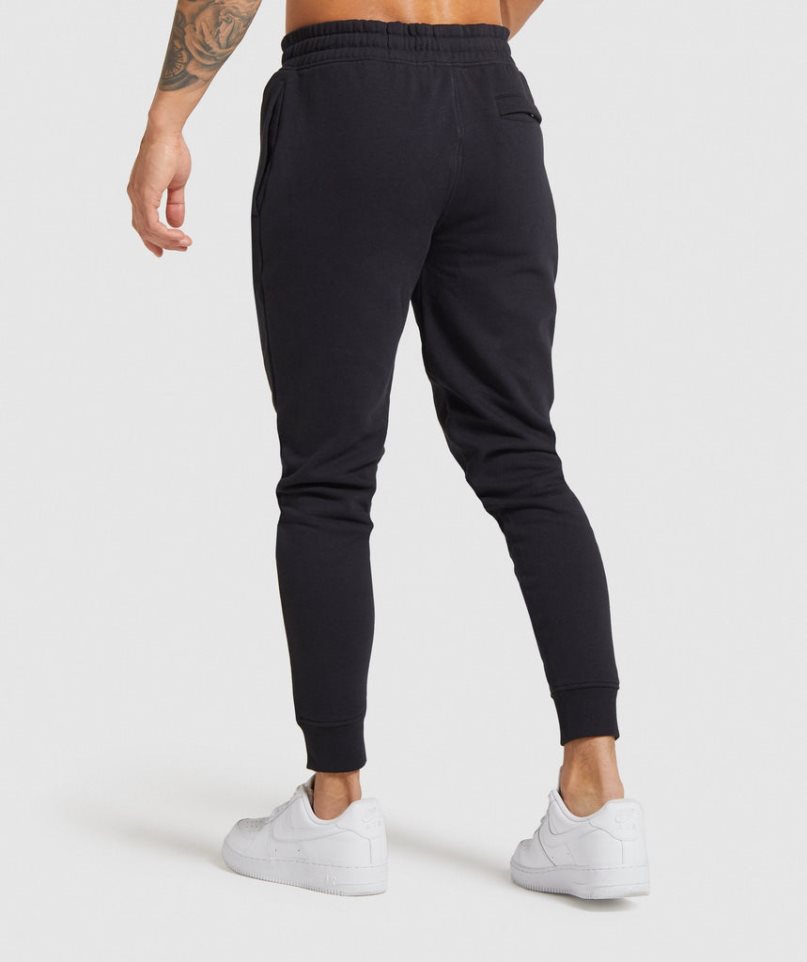 Gymshark Crest Jogginghose Herren Schwarz | AT-70-KZEF