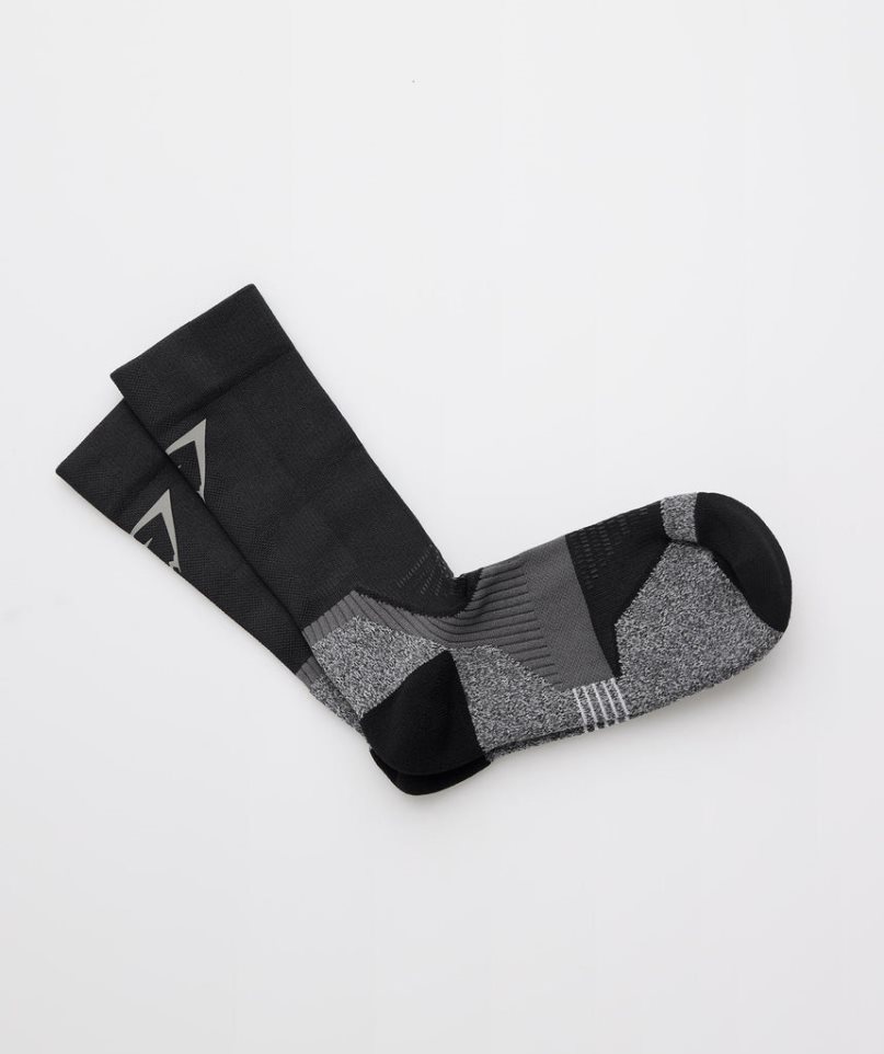 Gymshark Crew Performance Socken Schwarz | AT-95-LMVR