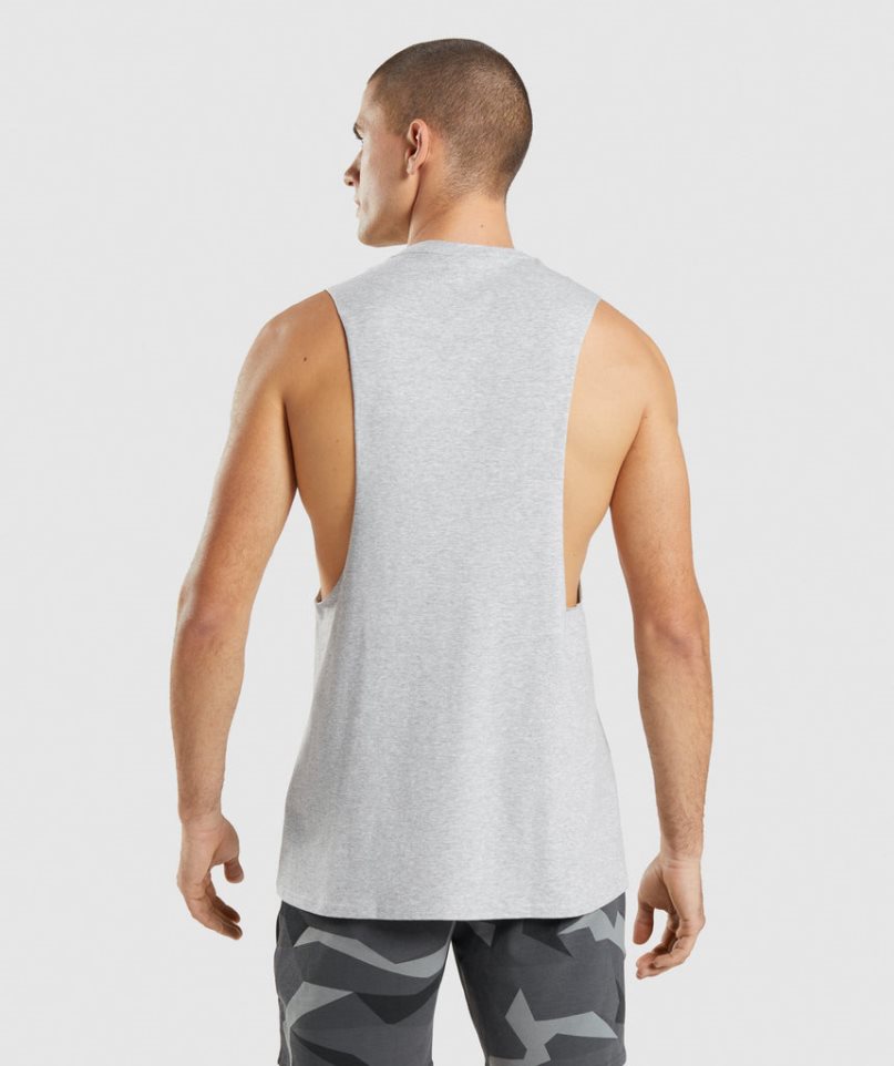 Gymshark Critical 2.0 Drop Arm Muskelshirt Herren Hellgrau | AT-97-SNZY