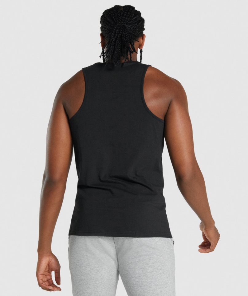 Gymshark Critical 2.0 Muskelshirt Herren Schwarz | AT-65-BXDA