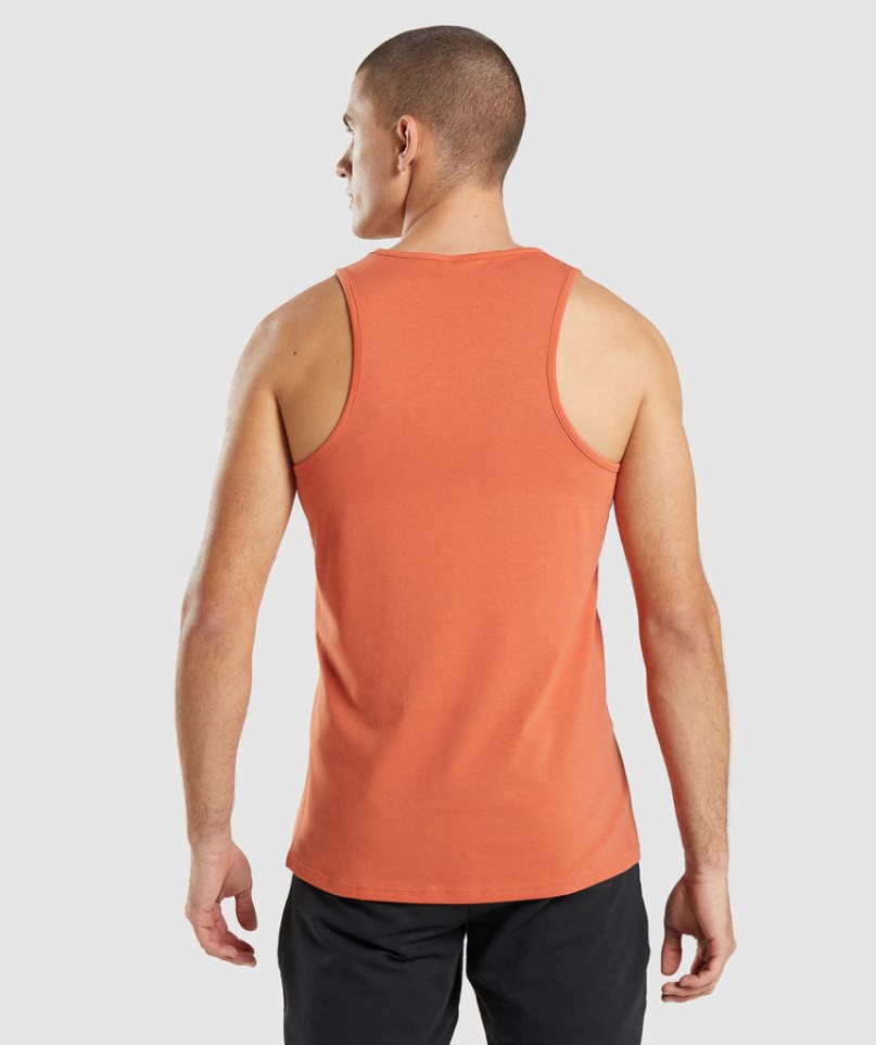 Gymshark Critical Muskelshirt Herren Orange | AT-87-JKXH