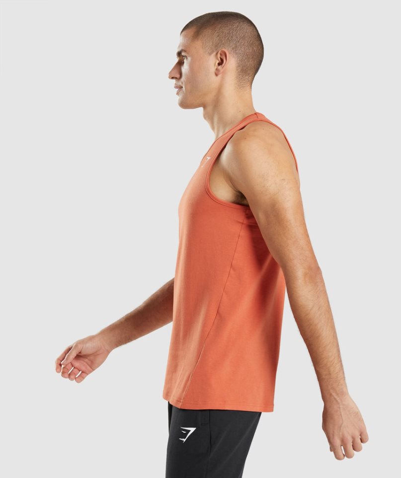 Gymshark Critical Muskelshirt Herren Orange | AT-87-JKXH