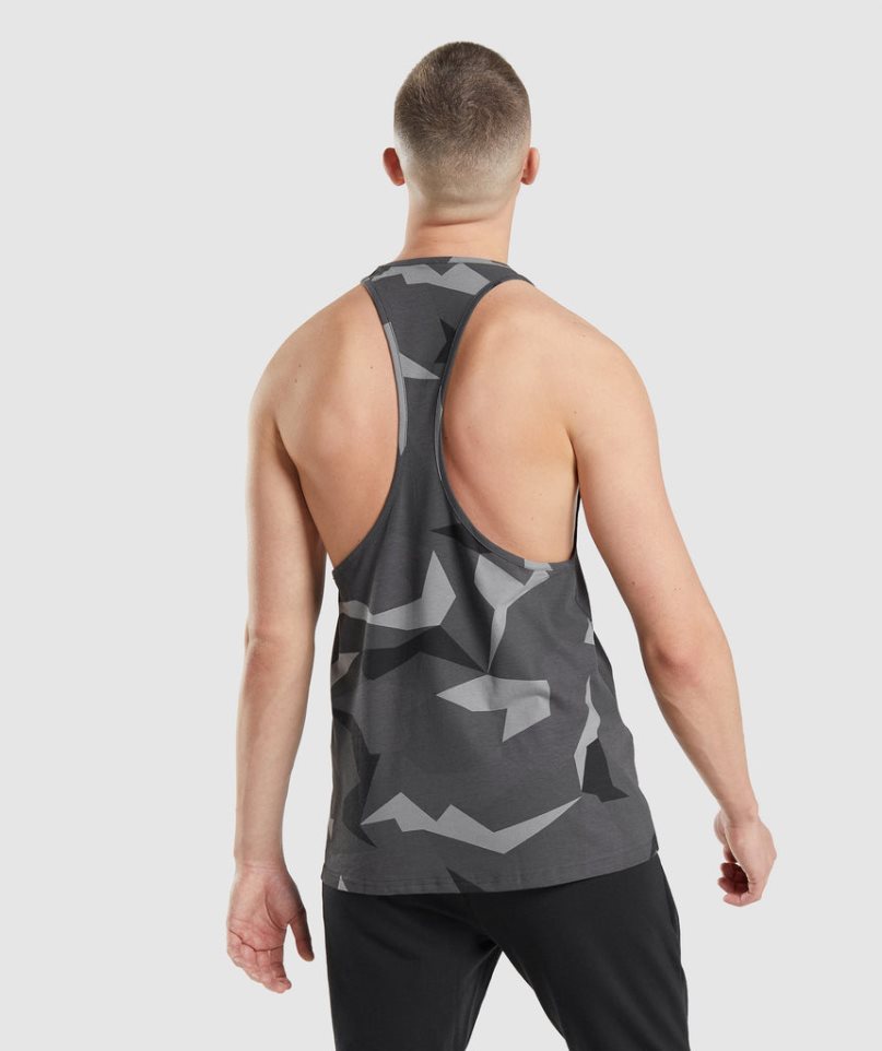 Gymshark Critical Stringer Muskelshirt Herren Camouflage | AT-06-XDIA