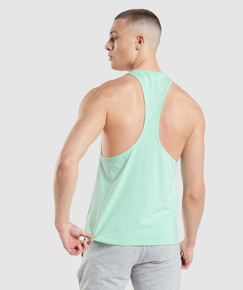 Gymshark Critical Stringer Muskelshirt Herren Mintfarben | AT-65-KAXP