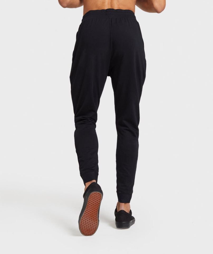 Gymshark Critical Zip Jogginghose Herren Schwarz | AT-43-OBCP