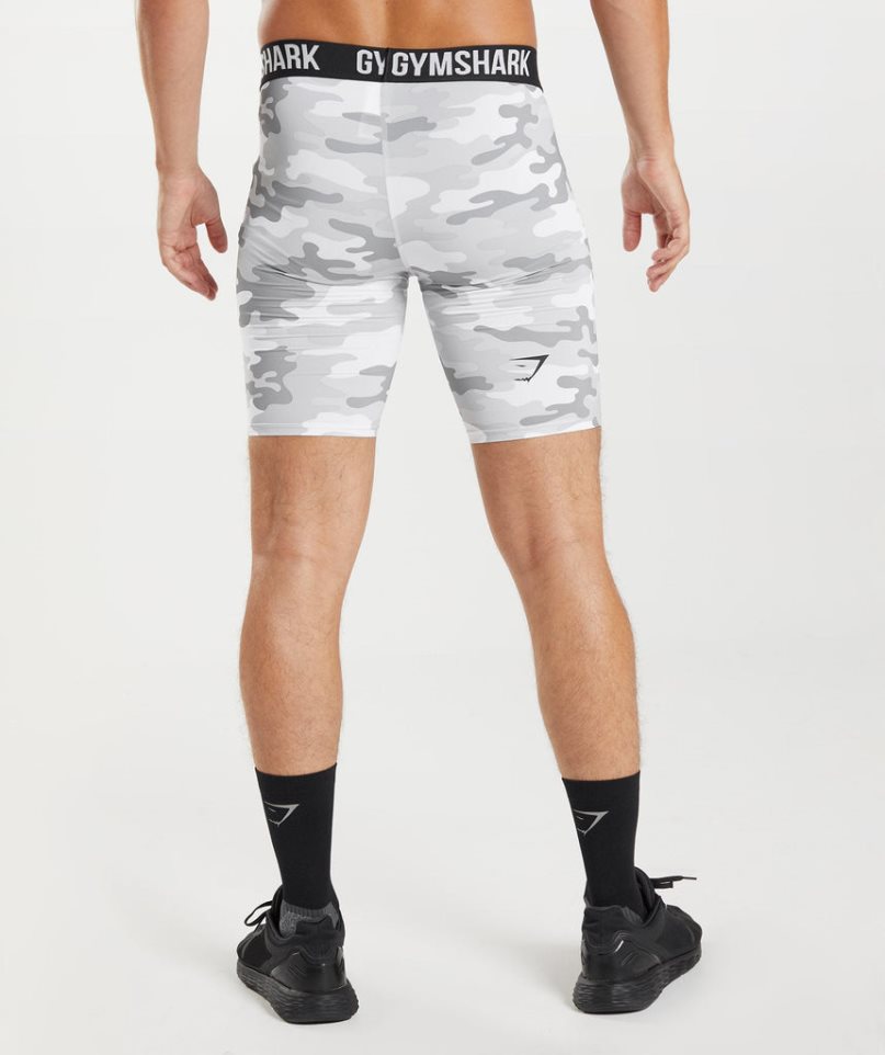 Gymshark Element Baselayer Kurze Hose Herren Camouflage | AT-16-XDEC