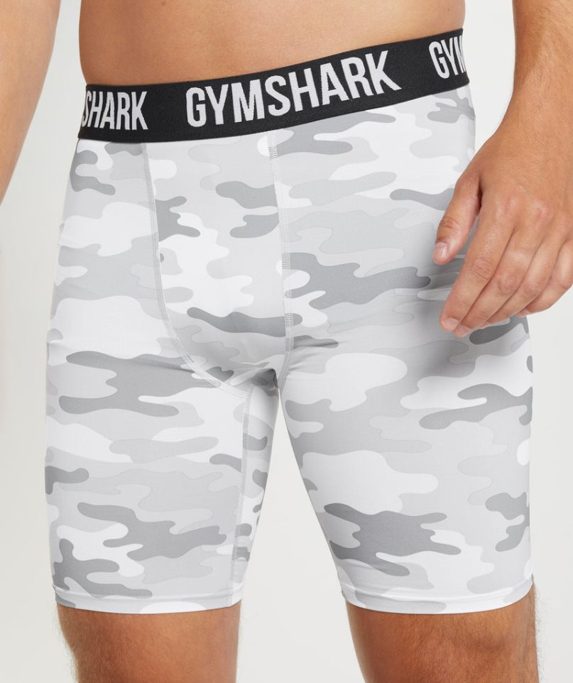 Gymshark Element Baselayer Kurze Hose Herren Camouflage | AT-16-XDEC