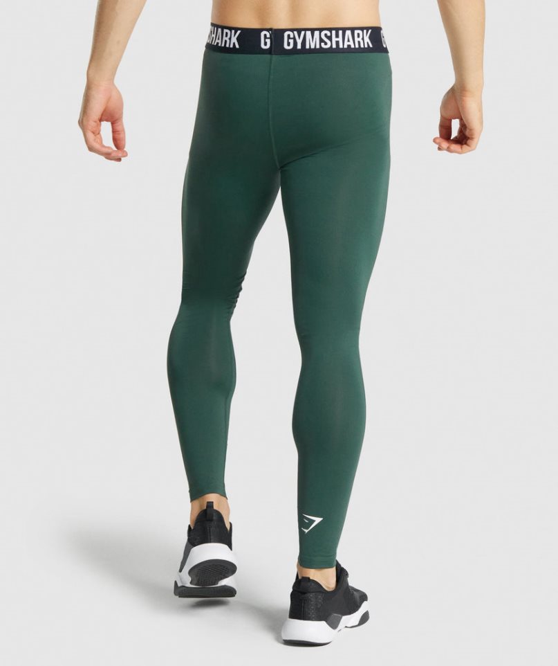 Gymshark Element Baselayer Leggings Herren Dunkelgrün | AT-18-LRCD