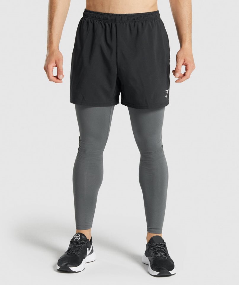 Gymshark Element Baselayer Leggings Herren Grau | AT-38-RXWB