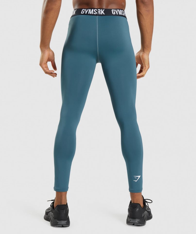 Gymshark Element Baselayer Leggings Herren Türkis | AT-96-ITWA