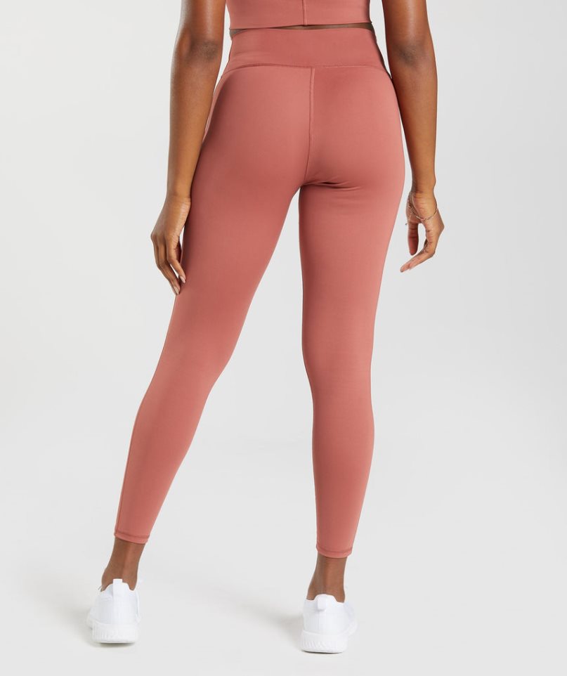 Gymshark Elevate Leggings Damen Koralle | AT-59-VXJT