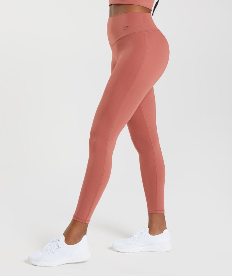 Gymshark Elevate Leggings Damen Koralle | AT-59-VXJT