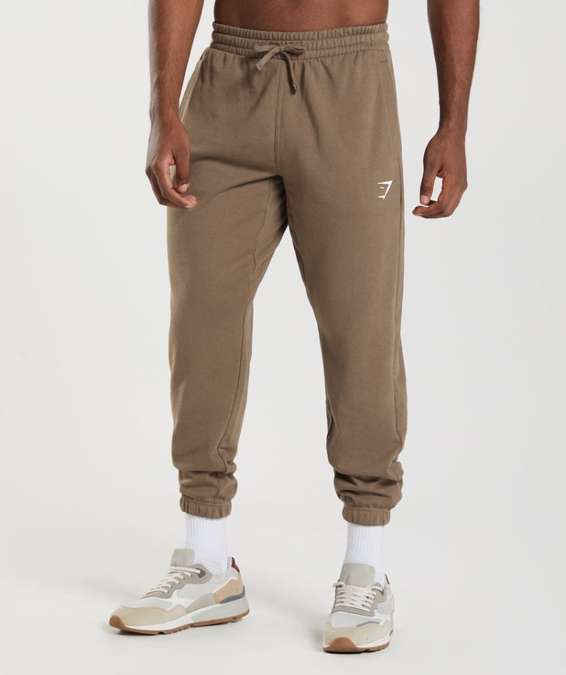 Gymshark Essential Oversized Jogginghose Herren Braun | AT-28-FNWC