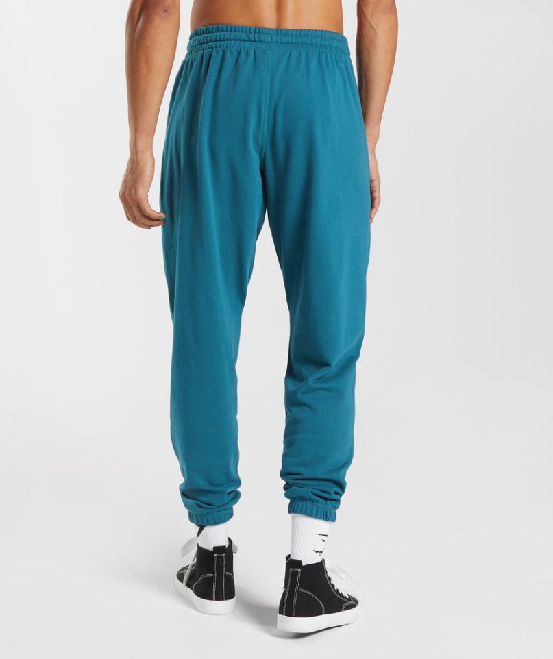 Gymshark Essential Oversized Jogginghose Herren Blau | AT-35-CEHL