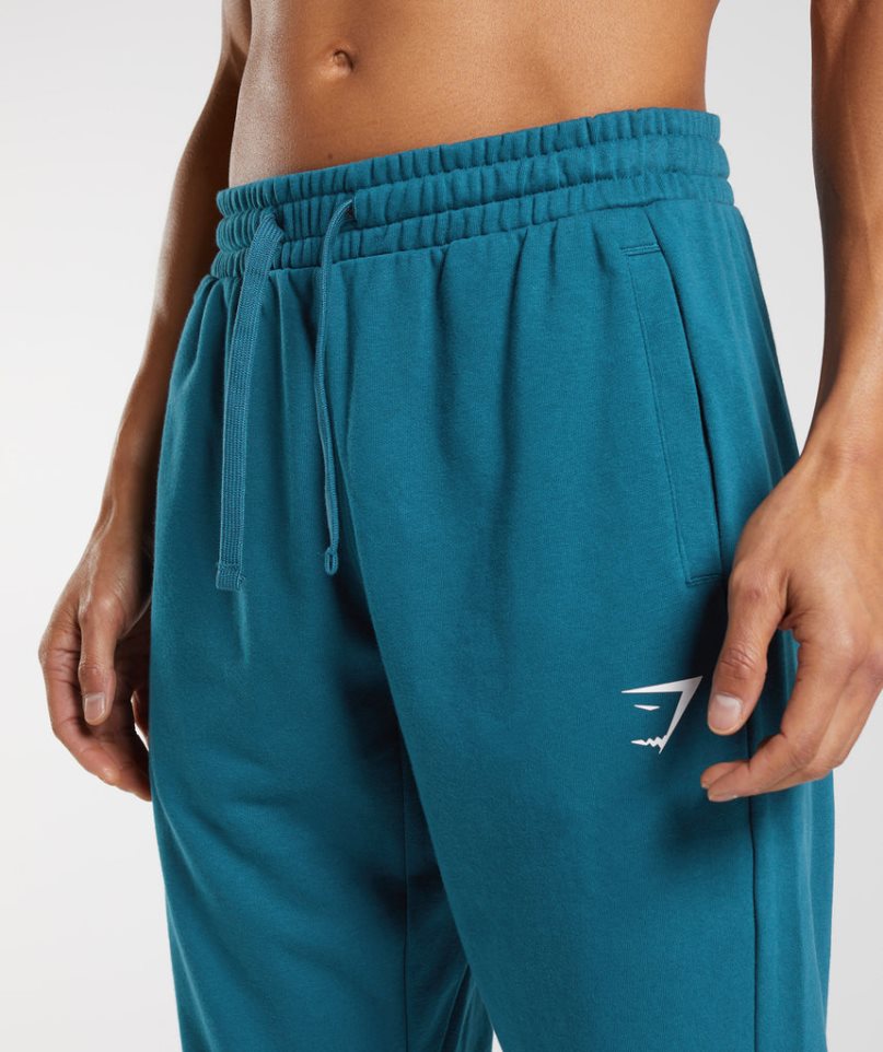 Gymshark Essential Oversized Jogginghose Herren Blau | AT-35-CEHL