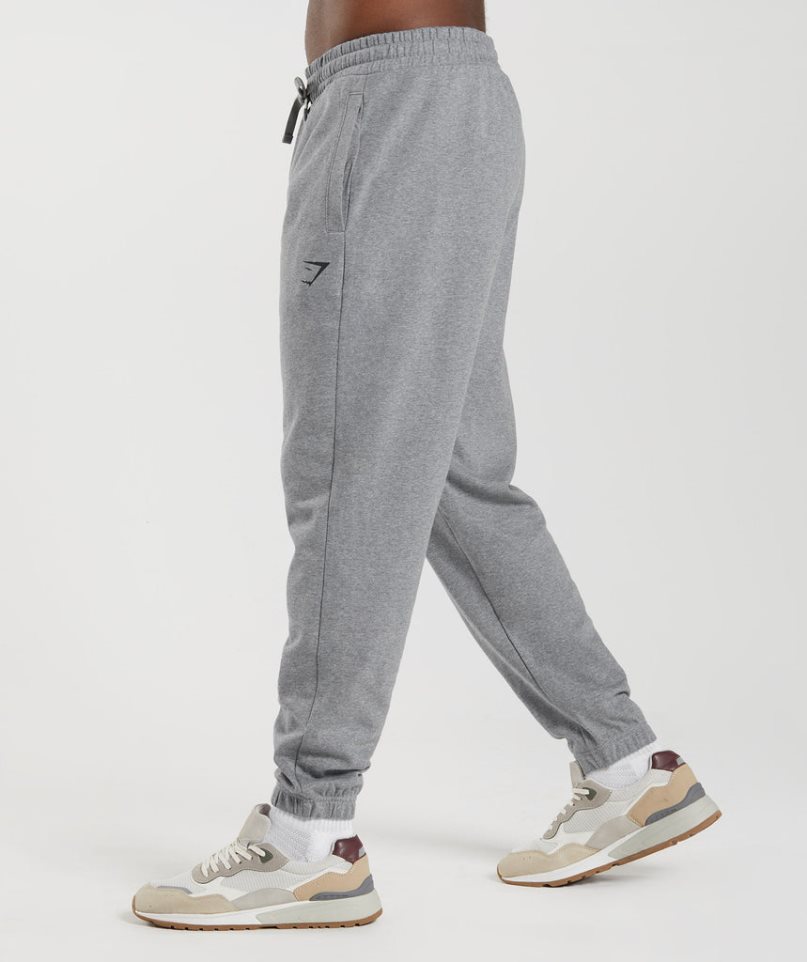 Gymshark Essential Oversized Jogginghose Herren Grau | AT-60-ZTKR