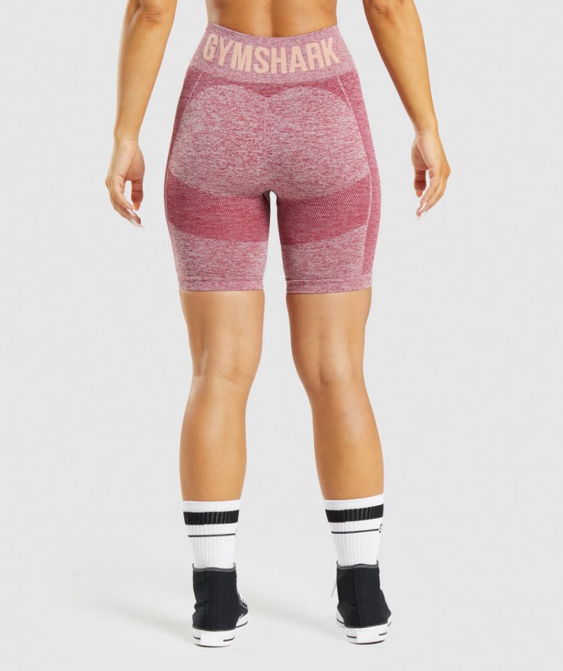 Gymshark Flex Cycling Kurze Hose Damen Rosa | AT-81-UZBN