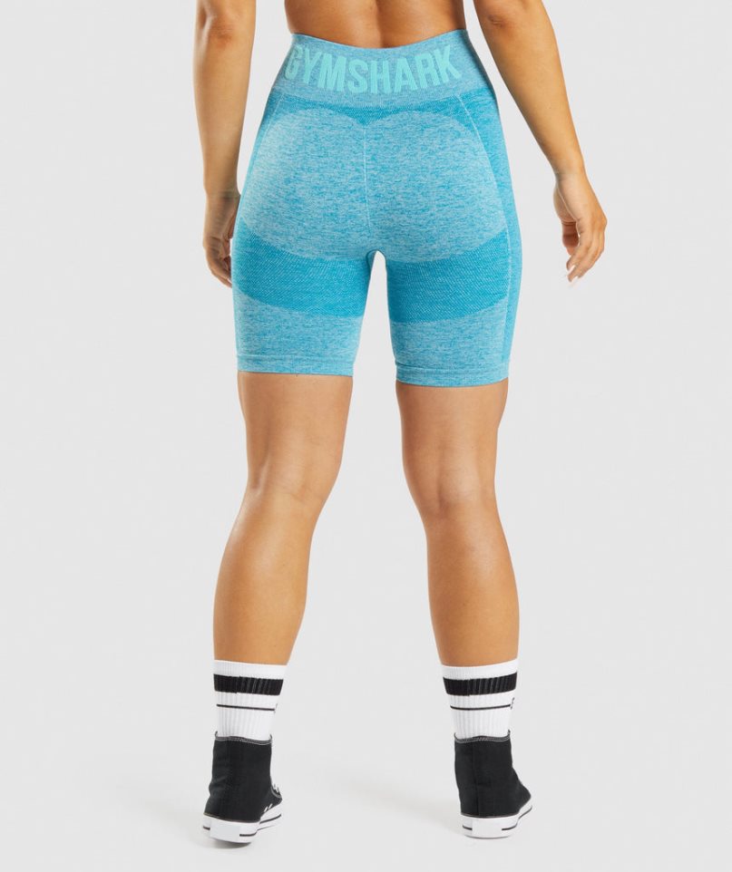 Gymshark Flex Cycling Kurze Hose Damen Türkis | AT-92-TSDK