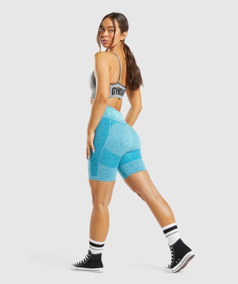 Gymshark Flex Cycling Kurze Hose Damen Türkis | AT-92-TSDK