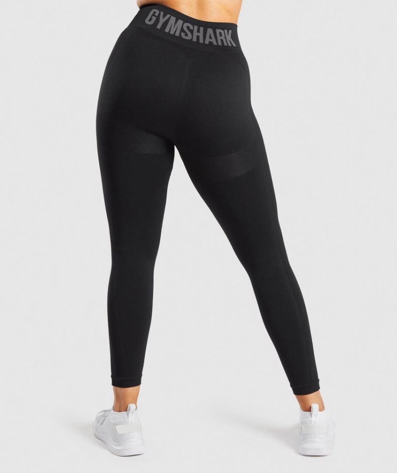 Gymshark Flex High Waisted Leggings Damen Schwarz | AT-16-IRPM