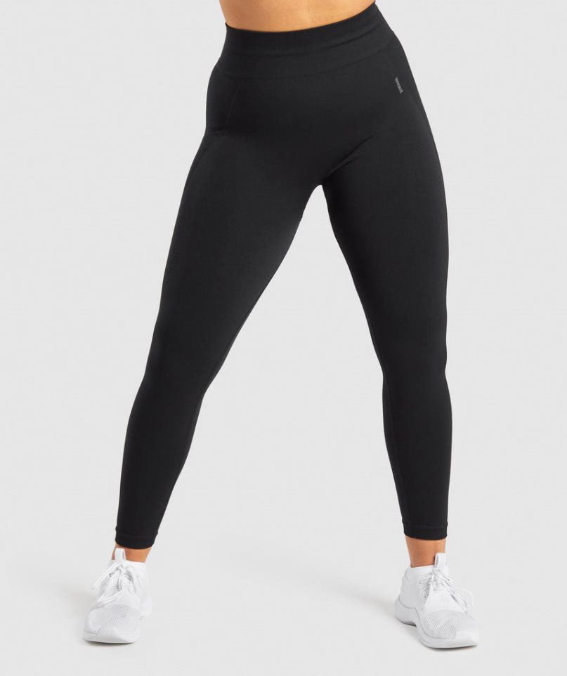 Gymshark Flex High Waisted Leggings Damen Schwarz | AT-16-IRPM