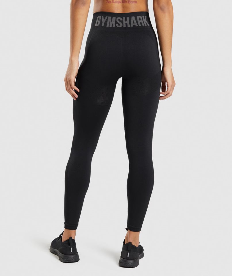 Gymshark Flex High Waisted Leggings Damen Schwarz | AT-73-PQGT