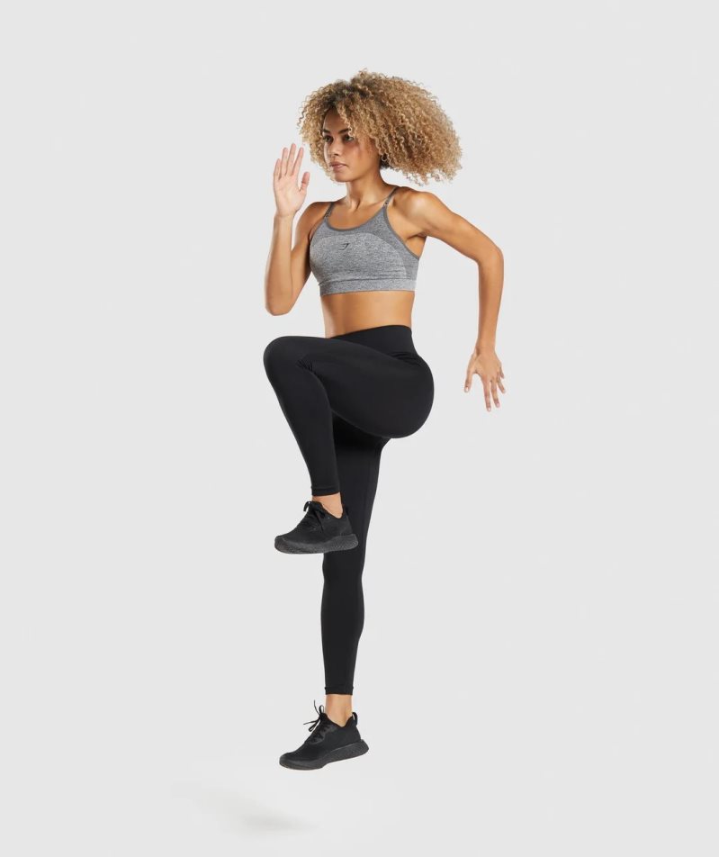 Gymshark Flex High Waisted Leggings Damen Schwarz | AT-73-PQGT