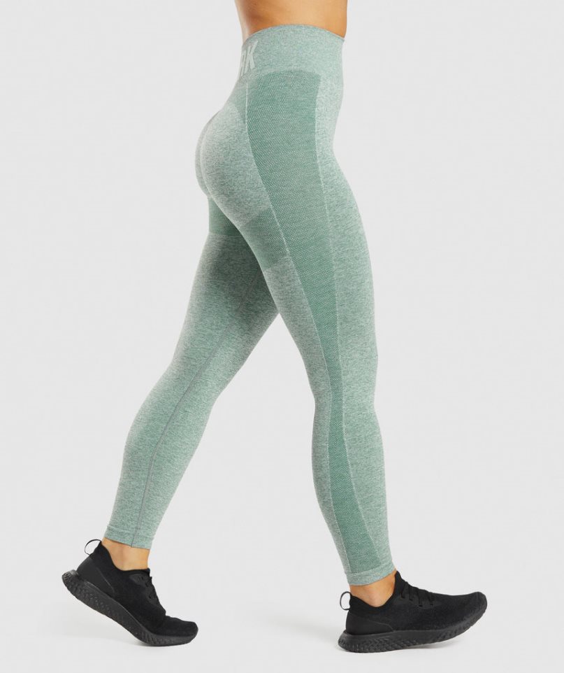 Gymshark Flex High Waisted Leggings Damen Hellgrün | AT-80-OBHI